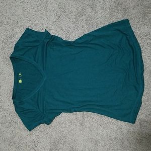 Teal V-Neck Tee